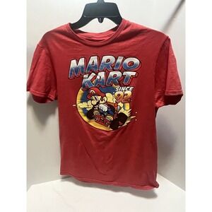 Nintendo Mario Kart Since 92 T-shirt Size Medium M Short Sleeved Red